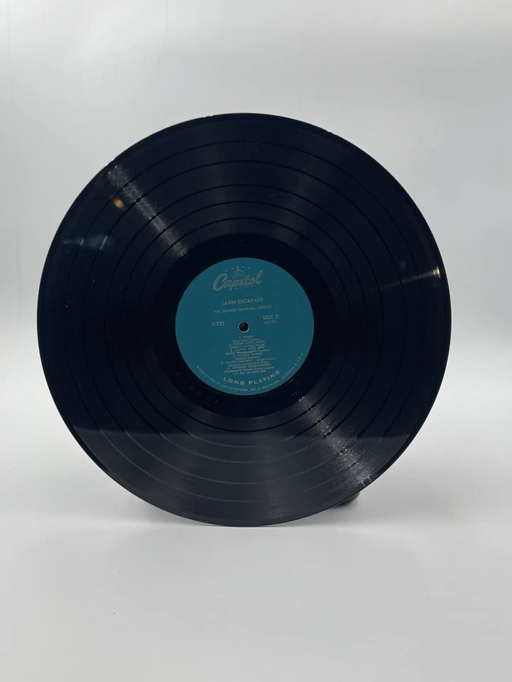 THE GEORGE SHEARING QUINTET LATIN ESCAPADE LP VG+ VINYL RECORD CAPITOL T737 - Image 3 of 4