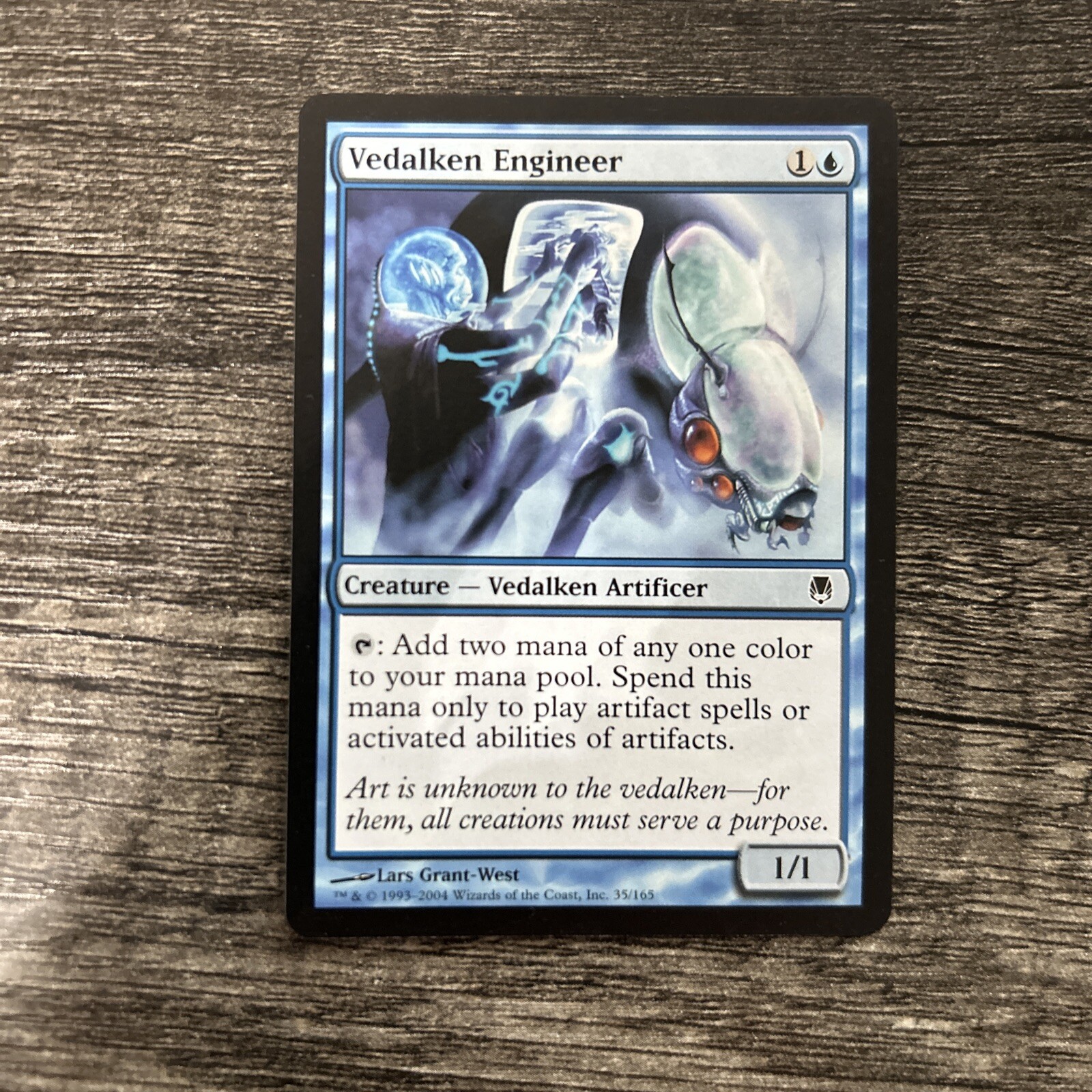 MTG 1x Vedalken Engineer x1 LP Darksteel