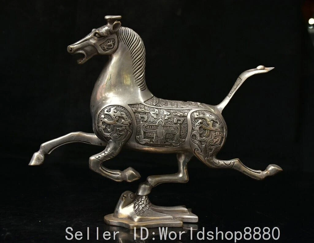 马铜白色古董中国雕塑、雕像| eBay