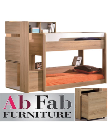 white oak bunk beds