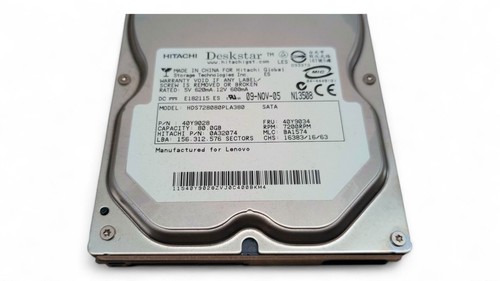 Hitachi HDS728080PLA380 40Y9028LEN Deskstar - 3.5" 80GB SATA Hard Drive - Picture 3 of 5