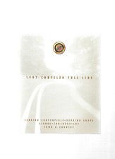 1997 Chrysler Full Line brochure oem