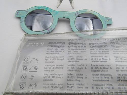 SWATCH SONNENBRILLE / SUNGLASSES "EYES - GREEN PLANET" +NEU+ VINTAGE / RETRO - Bild 8 von 10