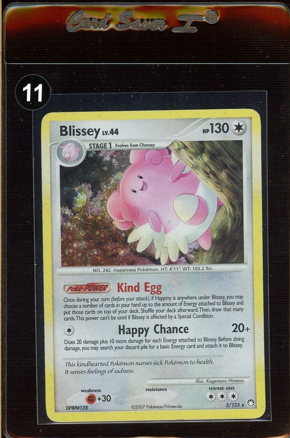 2007 Pokémon BLISSEY - 5/123 - Mysterious Treasures - HOLO Rare - LP - 197🔥🔥