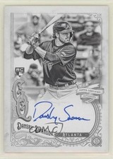 2017 Topps Gypsy Queen Auto Black & White 97/99 Dansby Swanson #GQA-DS Auto 3j7