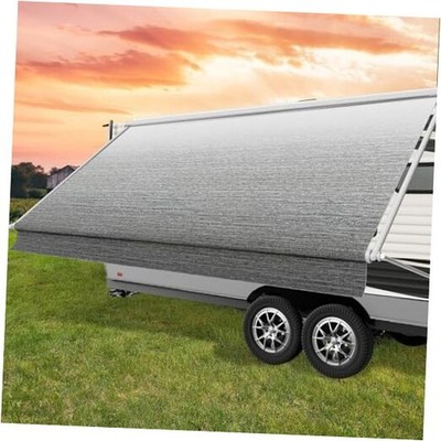 RV Awning Fabric Replacement,18.5oz Heavy-Duty Vinyl Camper Awning 