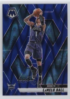 2024-25 Panini Mosaic Seismic Blue Mosaic Prizm 44/149 LaMelo Ball #190 1c8t