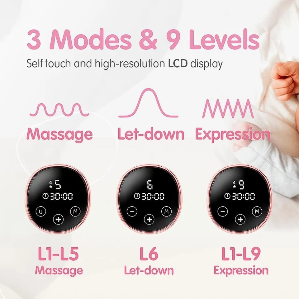 Rechargeable Electric Breast Pump with 9 Suction Levels - Perfect for Busy Moms - Image 4 of 4