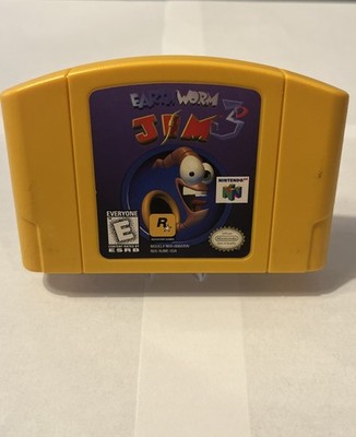 Earthworm Jim 3D Nintendo 64 N64 Game Authentic Tested And Working