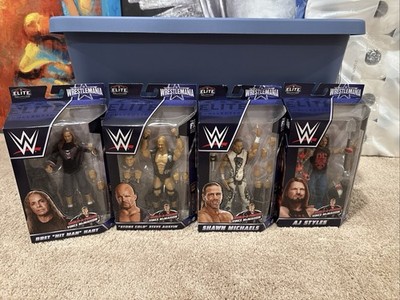 Wwe WrestleMania Set BAF Vince McMahon With Aj Styles, HBK, Bret Hart And Austin