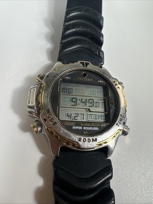 時計 CITIZEN Promaster AIR DIVER'S 200M D202 Vintage Citizen Promaster Hyper Aqualand D202 200M Dive Watch Orig