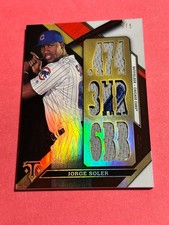 2016 Topps Triple Threads - Triple Threads Relics Jorge Soler #TTR-JS1 Ruby 1/1