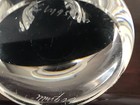 ANTIQUE FLYGSFORS COQUILLE ART GLASS VASE -SIGNED  — photo 9