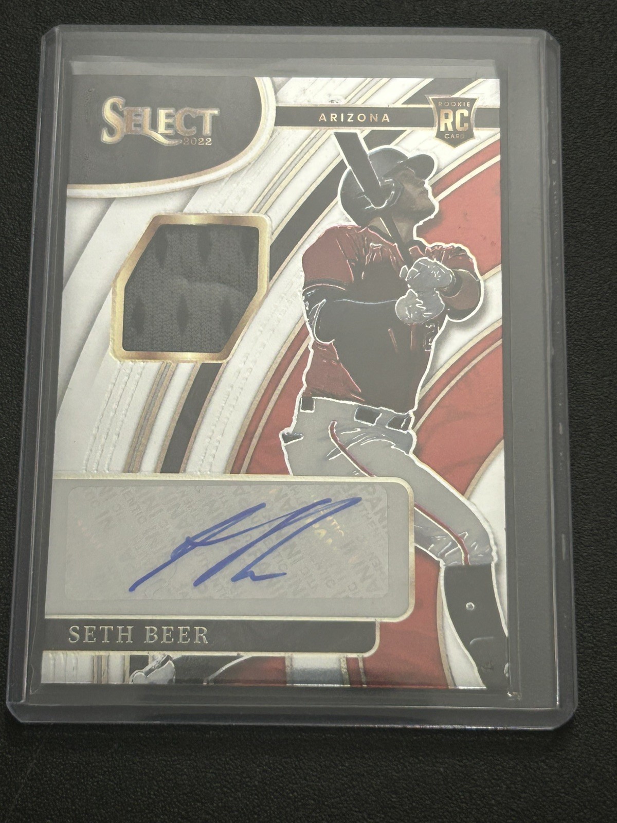 2022 Panini Select Rookie Jersey Autographs Seth Beer #RJA-SB /199 (AU, MEM, RC)