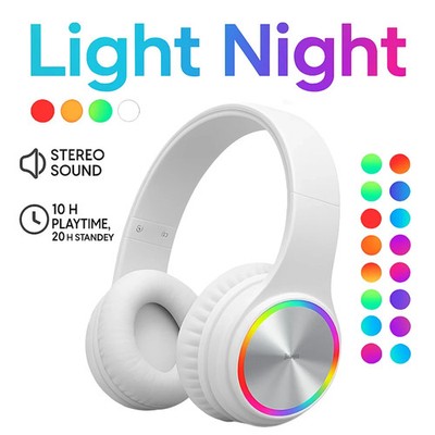 Wireless Bluetooth Headphones Noise Cancelling Stereo Headset Over Ear Earphones