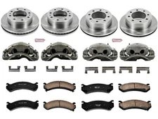 Front and Rear Brake Pad and Rotor Kit For Chevy Silverado 3500 HD KQ551RX