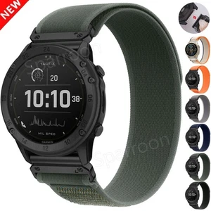 Nylon Strap Band for Garmin Fenix 8 7 7S 7X Solar 6 6S 6X Pro 5 5S 5X Plus Watch