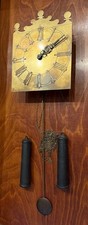 Alte antike Wanduhr Pendeluhr mit Gewichten Franz Hermle & Sohn