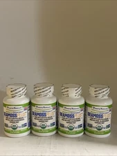 4x Power By Naturals Organic Sea Moss Bladderwrack & Burdock 60ct Exp 6/26
