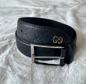Ceinture Gucci signature avec détail GG taille 85
