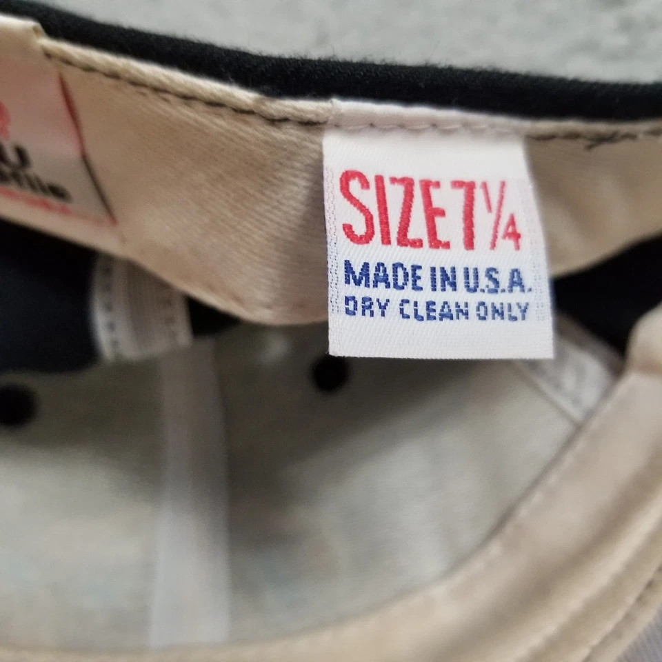 Vintage Utah Jazz Hat Cap Fitted Mens 7 1/4 Black NBA Basketball Jazz 90s - Image 4 of 4