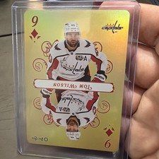 Tom Wilson 2025-26 O-Pee-Chee Hockey 9 of Diamonds Card Washington Capitals