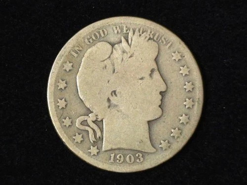 1903 Barber Silver Half Dollar Good 140217