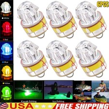 6PCS LED Deep Drop Fishing Lights Diamond Lights Water Activate LED Lighted New