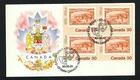 Canada #910, 1982 30¢ 'Quebec Tercentenary' R. G. Sharpe (RGS) cachet FDC