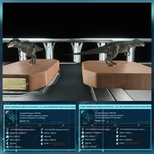 ABERRANT MEGALOSAURUS BLACK BABY PAIR TOP STATUS ARK ASCENDED PVE PC/XBOX/PS5