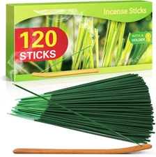 Citronella Incense Sticks - 120 PCS Lemongrass for Outdoor Use