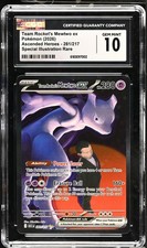 2026 Pokemon Ascended Heroes Team Rocket's Mewtwo ex SIR 281/217 CGC 10 Gem Mint