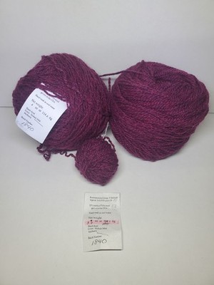 Blackberry Ridge Woolen Mill Mohair Mist Yarn Mulberry 25% Mohair 75% Wool Balls