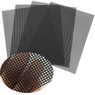 Stainless Steel Mesh Screen, 4 Pack 14 Mesh Hard 304 PVC Coated Stainless Steel