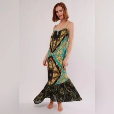 New Free People Mojave Mermaid Maxi Dress in Latigo Bay, small