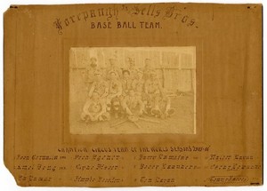 1905-06 Forepaugh & Sells Bros. Circus Championship Baseball Team Photograph