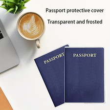 Frosted Passport Cover-slim Matte Travel Document Holder Protector Case
