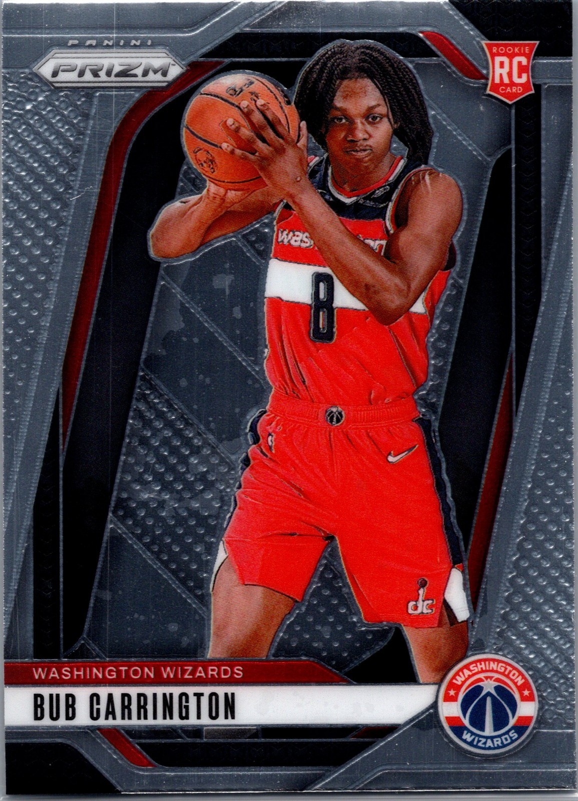2024-25 Panini Prizm - Bub Carrington #244 (RC) - Wizards