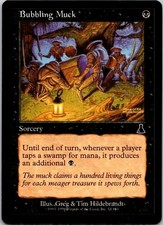 MTG Magic The Gathering Bubbling Muck Prophecy Played See Scan AA