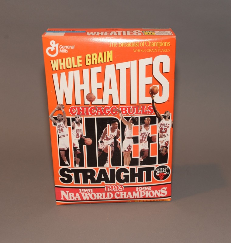 1993 Chicago Bulls NBA World Championship Wheaties Box
