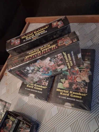 MORTAL KOMBAT KARD GAME SEALED BOOSTER BOX RED BORDER EDITION 15 CARD PACKS