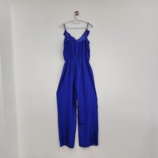 Lilly Pulitzer Womens Flowy Cold Shoulder Jumpsuit Wide Leg Size S