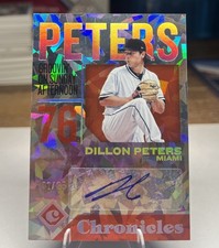2018 Panini Chronicles - Autographs Dillon Peters #CA-DP Holo Silver /25 (AU,...