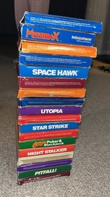 Intellivision 18 Game Lot, 15/18 Complete in Box! ALL TESTED AND WORKING!!