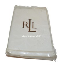 RALPH LAUREN Odeon Flower Cream STANDARD PILLOWCASES NEW 1ST QUALITY