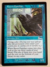 Raven Familiar - MTG - Urza's Legacy - ENGL - ©1999 M/NM Uncommon