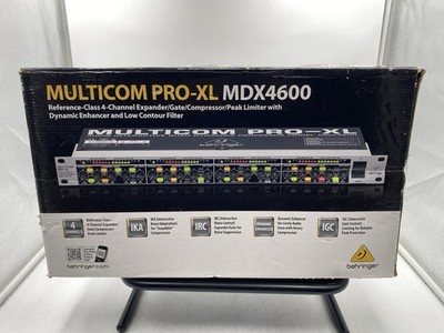 Behringer Multicom Pro-XL MDX4600 4 Channel Audio Interactive Dynamics Processor