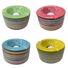Ash tray with removable lid Ceramic Large Ashtray Windproof Smoking Garden Home