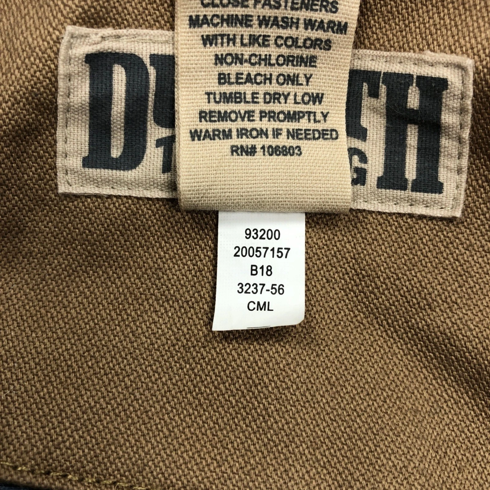 Duluth Trading Co Gentlemans Casual Jacket Tan Cotton Canvas 2XLT Tall image 7