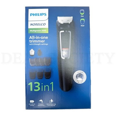 Philips Norelco Multi Groomer 13-in-one Mens Grooming Trimmer Multigroom3000